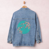 Botanical Cherry Blossom Denim Jacket デニムジャケット (ハンガー)