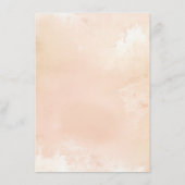 Botanical Chic Elegant Floral Victorian Wedding  メニュー (裏面)