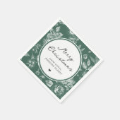 Botanical Christmas スタンダードカクテルナプキン (角)