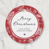 Botanical Christmas フェイバータグ (正面)