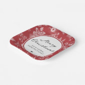 Botanical Christmas ペーパープレート (傾斜あり)