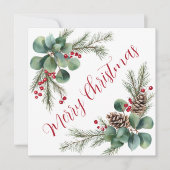 Botanical Christmas Card  シーズンカード (正面)