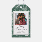Botanical Christmas Favor Tags ギフトタグ (正面)