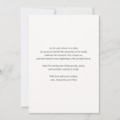 Botanical Christmas Holiday Photo 招待状 (裏面)