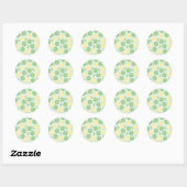 Botanical Citrus Stickers ラウンドシール (シート)