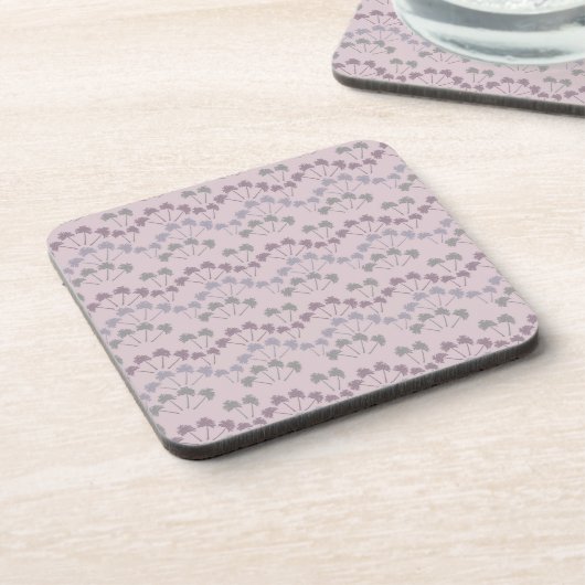 Botanical Coasters in Lovely薄紫 コースター (左側)