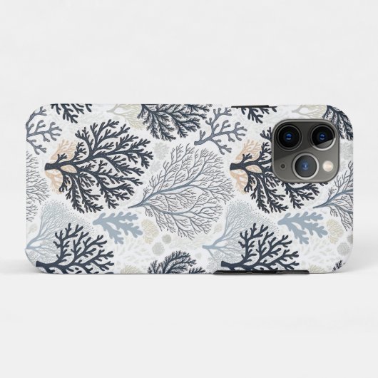 Botanical Coral Ocean Vibes Case-Mate iPhoneケース (裏面(横))