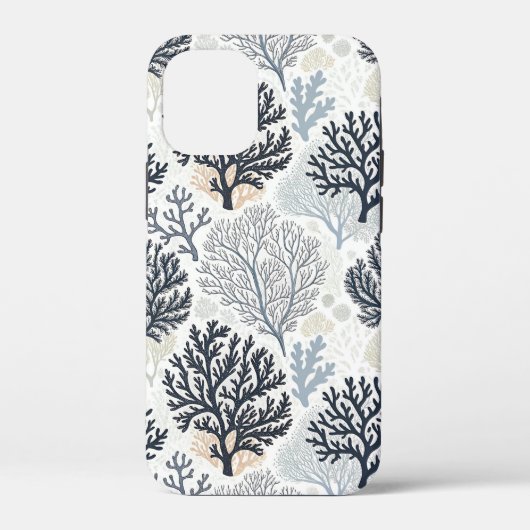 Botanical Coral Ocean Vibes Case-Mate iPhoneケース (裏面)