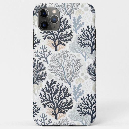 Botanical Coral Ocean Vibes Case-Mate iPhoneケース (裏面)
