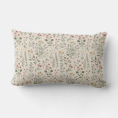 Botanical Cottagecore Pattern ランバークッション (裏面)