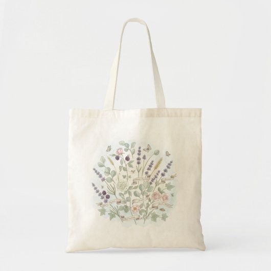 Botanical Cotton Tote Bag トートバッグ (正面)