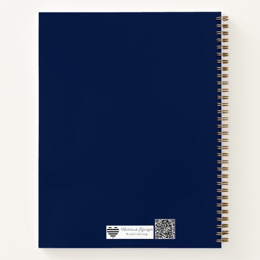 Botanical Cyanotype Art ノートブック (裏面)