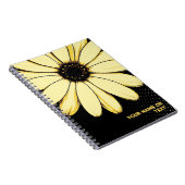 Botanical Daybreak: The 'Buttermilk' Osteospermum ノートブック (右側)