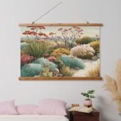 Botanical Desert Landscape 吊り下げ型タペストリー (寝室)