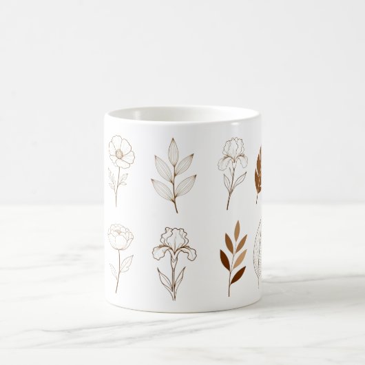 Botanical Design mugs コーヒーマグカップ (中央)