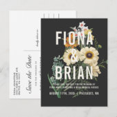 Botanical Dream Wedding Save the Date Postcard 案内ポストカード (正面/裏面)