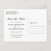 Botanical Dream Wedding Save the Date Postcard 案内ポストカード (裏面)