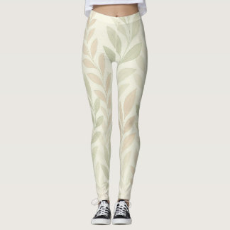 Botanical Drift – Soft Nature-Inspired Leggings  レギンス