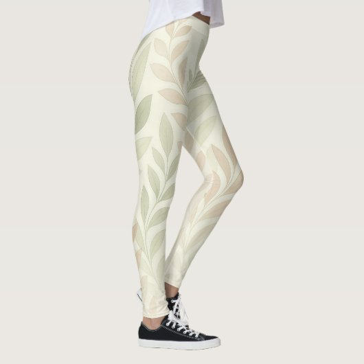 Botanical Drift – Soft Nature-Inspired Leggings  レギンス (右)