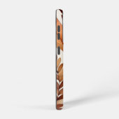 Botanical Earthy Brown and Sage Phone Case Samsung Galaxyケース (右側面)