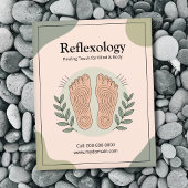Botanical Elements & Footprint - Reflexology チラシ