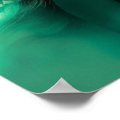 Botanical Emerald Woman Print ポスター (角)