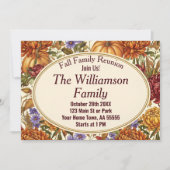 Botanical Fall Floral Reunion シーズンカード (正面)