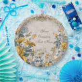 Botanical Floral Design ペーパープレート (パーティー)