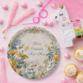 Botanical Floral Design ペーパープレート (パーティー)