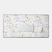 Botanical Floral Desk Mat デスクマット (キーボード&マウス)
