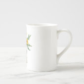 Botanical Floral Illustration Garden Gift ボーンチャイナマグカップ (右)