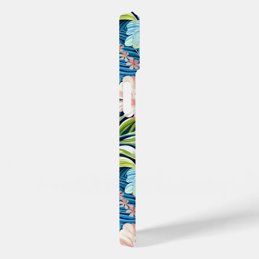 Botanical Floral Pattern Summer Flowers Case-Mate iPhoneケース (裏面 / 右)
