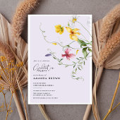 Botanical Floral Trendy Graduation Class of 2026 招待状