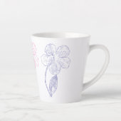 Botanical Floral Trio Latte Mug カフェラテマグ (右)