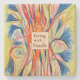 Botanical Flower Bloom – Customizable  ストーンコースター