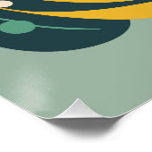 Botanical Flower Nr. 17 ポスター (コーナー)