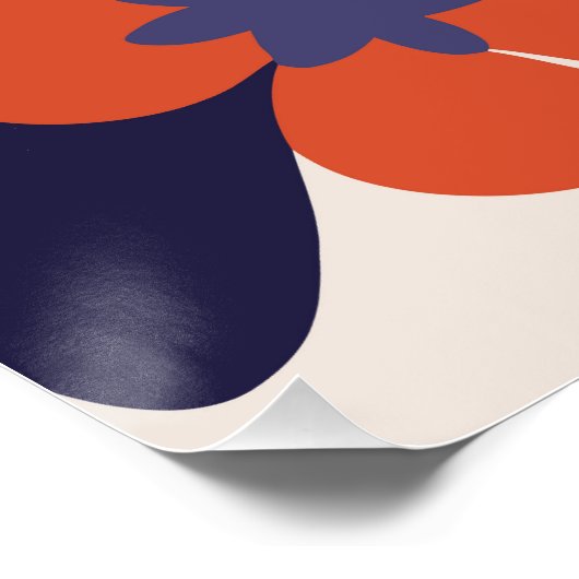 Botanical Flower Poster Nr. 16 ポスター (コーナー)