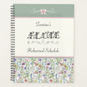Botanical Flute Sage Rehearsal Schedule Planner プランナー手帳 (正面)