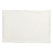 Botanical Foliage Green Leaves Patterned 枕カバー (裏面-左)