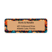 Botanical Foliage Label ラベル (正面)