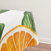 Botanical Fruit Orange Citrus Seamless Pattern テーブルクロス (インサイチュ)