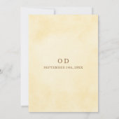 Botanical Garden Floral Wildflower Wedding 招待状 (裏面)