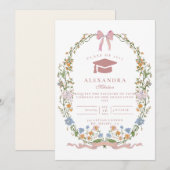 Botanical Garden Graduation 招待状 (正面/裏面)