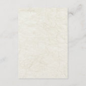 Botanical Garden Orchid Wedding エンクロージャーカード (裏面)