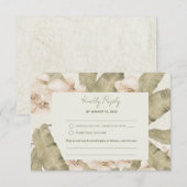 Botanical Garden Wedding  出欠カード (正面/裏面)