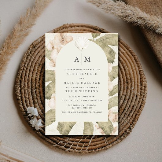 Botanical Garden Wedding  招待状