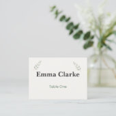 Botanical Garden Wedding Place Cards プレイスカード (スタンド正面)