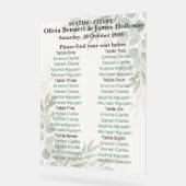 Botanical Garden Wedding Seating Chart アクリルサイン (傾斜)