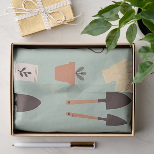 Botanical Gardening Accessories Pattern 薄葉紙 (ギフト)