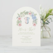 Botanical Gender Reveal Invitation 招待状 (スタンド正面)